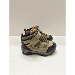 Ozark Trail Hiking Boots Kids Size 8 Brown Lace Up High Top Camping Boots